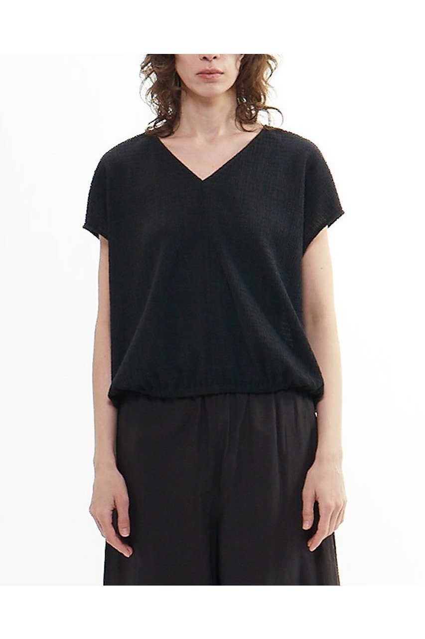 【プレインピープル/PLAIN PEOPLE】のギンガムジャージVネックプルオーバー 人気、トレンドファッション・服の通販 founy(ファニー) 　ファッション　Fashion　レディースファッション　WOMEN　トップス・カットソー　Tops/Tshirt　シャツ/ブラウス　Shirts/Blouses　ロング / Tシャツ　T-Shirts　プルオーバー　Pullover　カットソー　Cut and Sewn　Vネック　V-Neck　おすすめ　Recommend　ショート　Short　シンプル　Simple　ジャージ　Jersey　スリーブ　Sleeve　夏　Summer　NEW・新作・新着・新入荷　New Arrivals　other-2|ID: prp329100004522201 ipo3291000000031986858