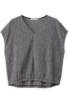 【プレインピープル/PLAIN PEOPLE】のギンガムジャージVネックプルオーバー 人気、トレンドファッション・服の通販 founy(ファニー) ファッション Fashion レディースファッション Ladies' Fashion Online トップス・カットソー Tops/Tshirt シャツ/ブラウス Shirts/Blouses ロング / Tシャツ T-Shirts プルオーバー Pullover カットソー Cut and Sewn Vネック V-Neck おすすめ Recommend ショート Short シンプル Simple ジャージ Jersey スリーブ Sleeve 夏 Summer thumbnail チェック|ID: prp329100004522201 ipo3291000000032387410