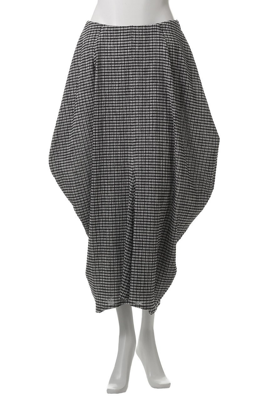 【プレインピープル/PLAIN PEOPLE】のギンガムジャージドレープスカート 人気、トレンドファッション・服の通販 founy(ファニー) 　ファッション　Fashion　レディースファッション　Fashion for Women　スカート　Skirts　ロングスカート　Long Skirts / Maxi & Midi Skirts　ストレート　Straight, Straight Cut　セットアップ　Set-Up, Coordinated Outfit　ドレープ　Drape, Draping Fabric　ロング　Long, Long-Length　エレガント 上品　Elegant　other-2|ID: prp329100004522202 ipo3291000000032811833