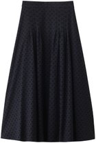 【プレインピープル/PLAIN PEOPLE】のレースフレアースカート ネイビー|ID:prp329100004522203