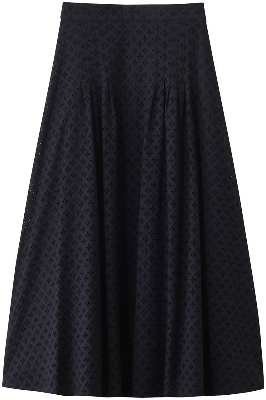 【プレインピープル/PLAIN PEOPLE】のレースフレアースカート インテリア・キッズ・メンズ・レディースファッション・服の通販 founy(ファニー) 　ファッション　Fashion　レディースファッション　Fashion for Women　スカート　Skirts　ロングスカート　Long Skirts / Maxi & Midi Skirts　おすすめ　Recommended / Our Picks　ショート　Short, Short Length　フェミニン　Feminine, Girly　レース　Lace, Lace Fabric　ロング　Long, Long-Length　ワーク　Workwear, Utility Style　ネイビー|ID: prp329100004522203 ipo3291000000035498690