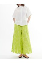 【プレインピープル/PLAIN PEOPLE】のカットジャガードフレアーパンツ 人気、トレンドファッション・服の通販 founy(ファニー) ファッション Fashion レディースファッション WOMEN パンツ Pants おすすめ Recommend ジャカード Jacquard フレア Flare モダン Modern モチーフ Motif NEW・新作・新着・新入荷 New Arrivals thumbnail イエローグリーン|ID: prp329100004522204 ipo3291000000031986880