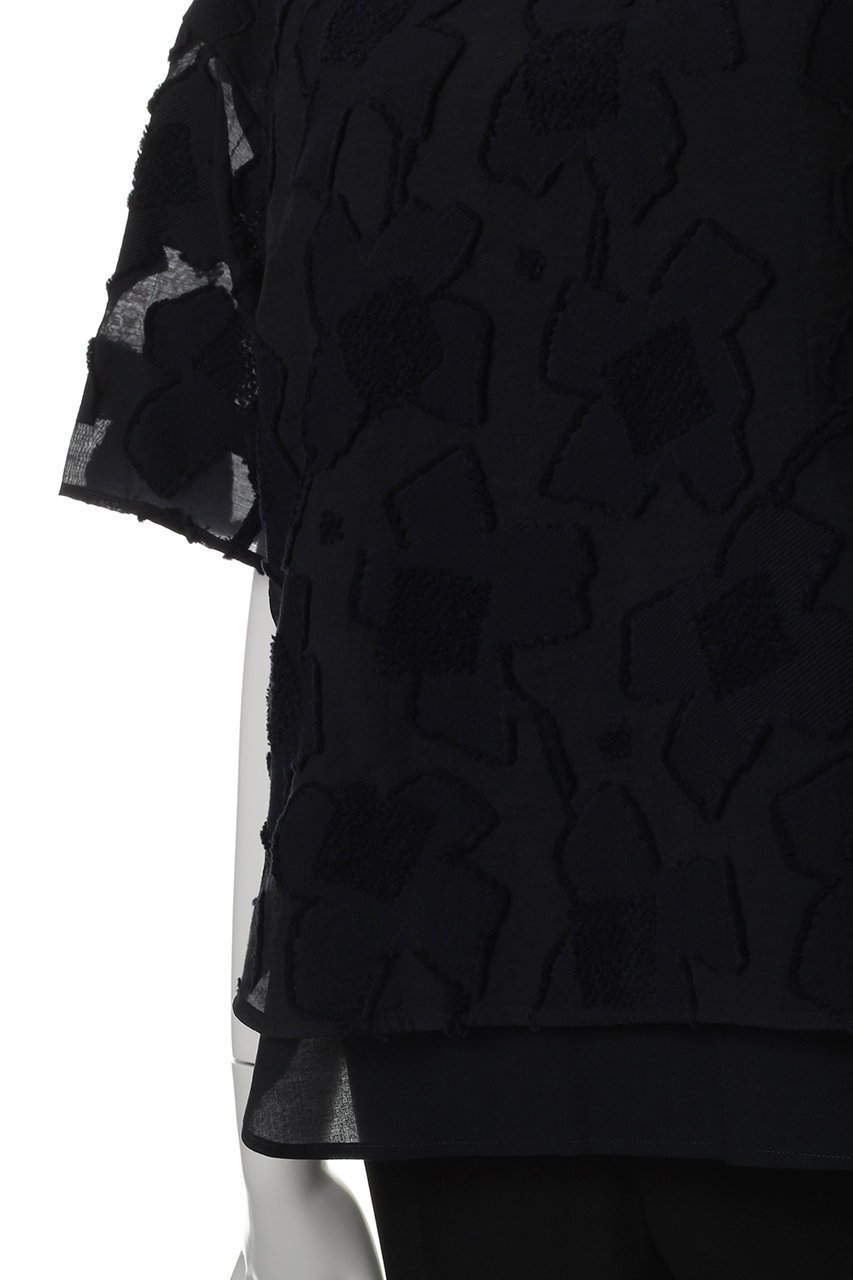 【プレインピープル/PLAIN PEOPLE】のカットジャガードTシャツ型ブラウス 人気、トレンドファッション・服の通販 founy(ファニー) ファッション Fashion レディースファッション Fashion for Women トップス・カットソー Cut & Sew Tops シャツ・ブラウス・オフィスカジュアル Elegant Blouses & Button-Ups ロングTシャツ・Tシャツ Longline T-Shirts & Tees カットジャガード Cut Jacquard ショート Short, Short Length シンプル Simple, Minimal ジャカード/ジャガード Jacquard, Woven Pattern スリーブ Sleeve, Long Sleeve / Short Sleeve ドレス Dress, One-Piece モダン Modern, Contemporary モチーフ Motif, Design Theme other-5|ID: prp329100004522206 ipo3291000000035379822