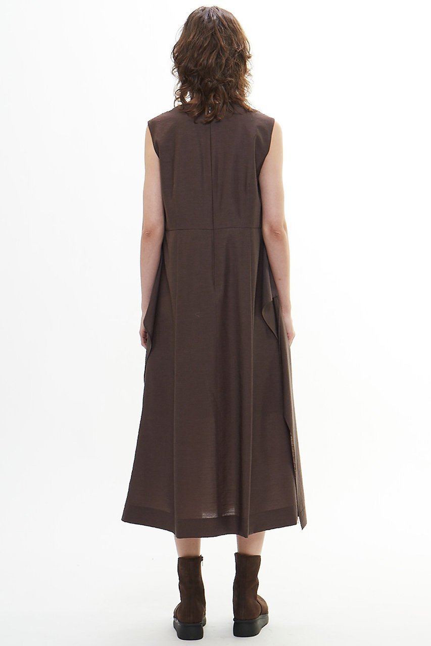【プレインピープル/PLAIN PEOPLE】のマーブルローンエプロン風ワンピース 人気、トレンドファッション・服の通販 founy(ファニー) 　ファッション　Fashion　レディースファッション　WOMEN　ワンピース　Dress　チュニック　Tunic　チュニック　Tunic　リネン　Linen　ロング　Long　NEW・新作・新着・新入荷　New Arrivals　other-4|ID: prp329100004522210 ipo3291000000031986921