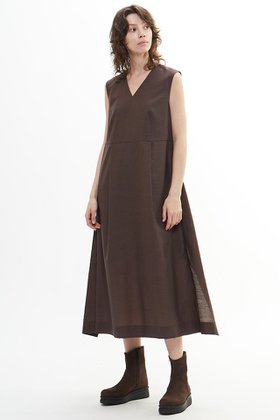 【プレインピープル/PLAIN PEOPLE】のマーブルローンエプロン風ワンピース 人気、トレンドファッション・服の通販 founy(ファニー) ファッション Fashion レディースファッション Fashion for Women ワンピース Dresses チュニック Tunic Tops & Dresses チュニック Tunic, Long Top リネン Linen, Linen Fabric ロング Long, Long-Length |ID:prp329100004522210