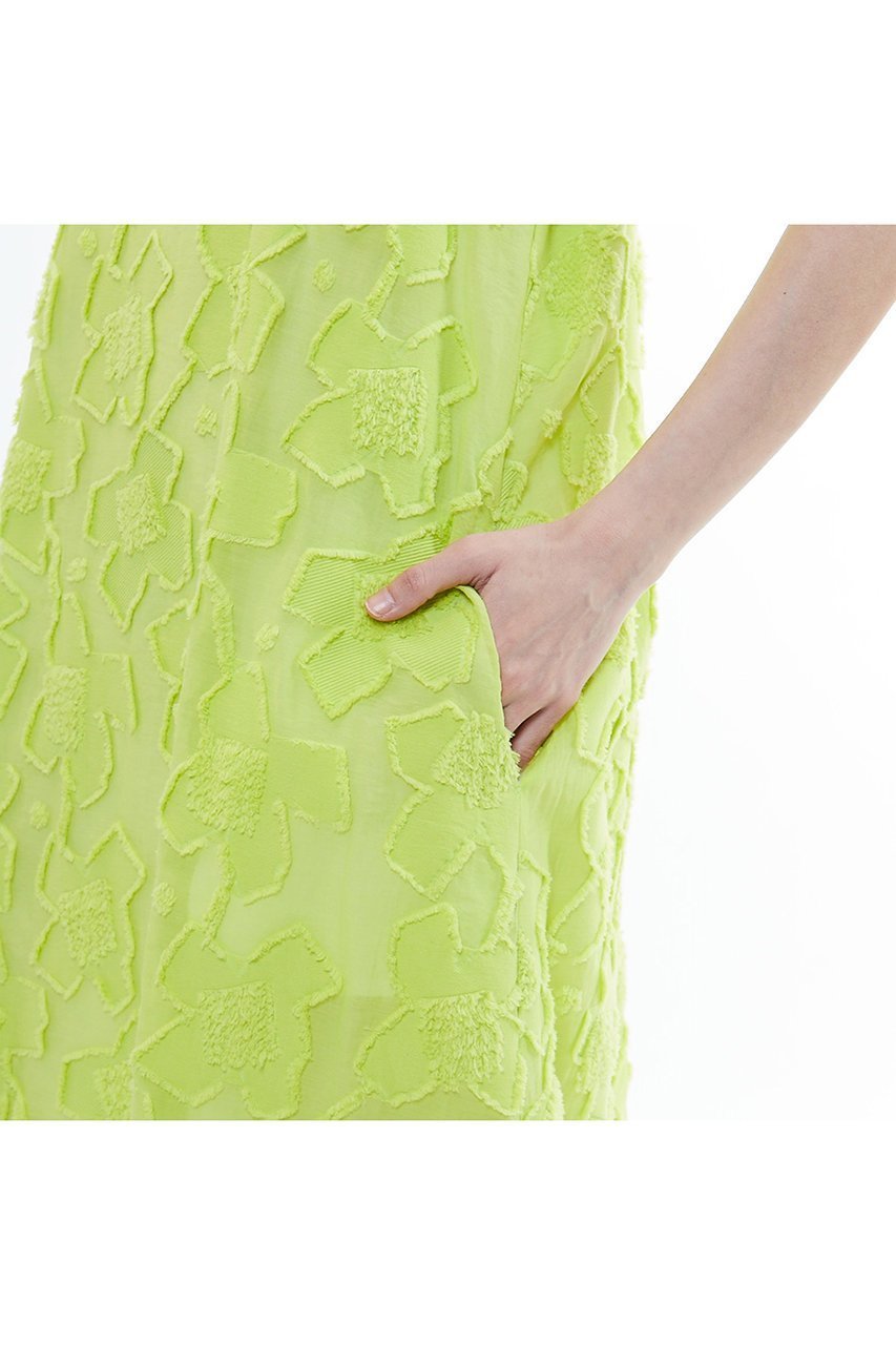 【プレインピープル/PLAIN PEOPLE】のカットジャガードノースリーブワンピース 人気、トレンドファッション・服の通販 founy(ファニー) 　ファッション　Fashion　レディースファッション　Fashion for Women　ワンピース　Dresses　チュニック　Tunic Tops & Dresses　おすすめ　Recommended / Our Picks　イエロー　Yellow　シンプル　Simple, Minimal　ジャカード／ジャガード　Jacquard, Woven Pattern　チュニック　Tunic, Long Top　ノースリーブ　Sleeveless, No-Sleeve　モダン　Modern, Contemporary　モチーフ　Motif, Design Theme　ロング　Long, Long-Length　夏　Summer　other-5|ID: prp329100004522211 ipo3291000000033706622