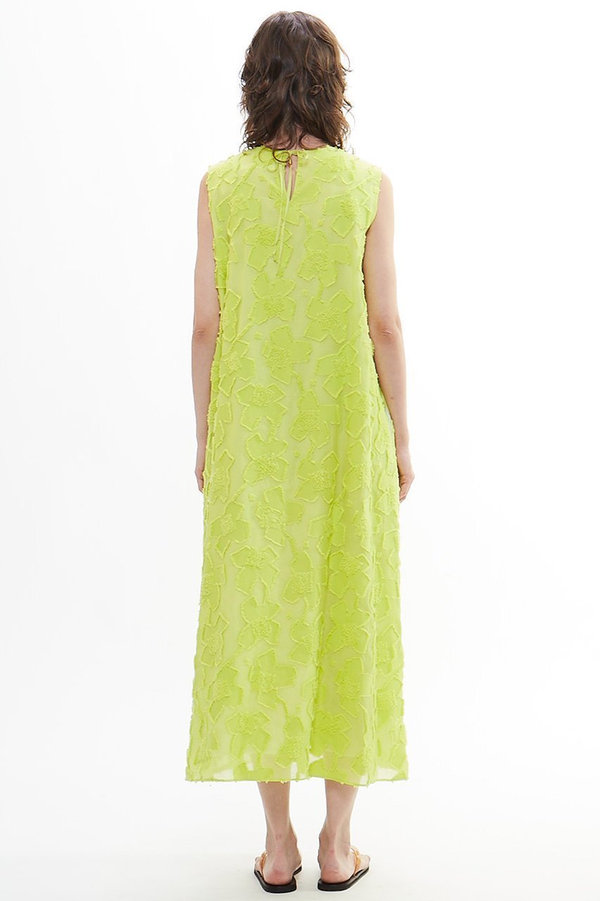 【プレインピープル/PLAIN PEOPLE】のカットジャガードノースリーブワンピース 人気、トレンドファッション・服の通販 founy(ファニー) 　ファッション　Fashion　レディースファッション　Fashion for Women　ワンピース　Dresses　チュニック　Tunic Tops & Dresses　おすすめ　Recommended / Our Picks　イエロー　Yellow　シンプル　Simple, Minimal　ジャカード／ジャガード　Jacquard, Woven Pattern　チュニック　Tunic, Long Top　ノースリーブ　Sleeveless, No-Sleeve　モダン　Modern, Contemporary　モチーフ　Motif, Design Theme　ロング　Long, Long-Length　再入荷　Restock / Back in Stock　夏　Summer　other-4|ID: prp329100004522211 ipo3291000000035390948