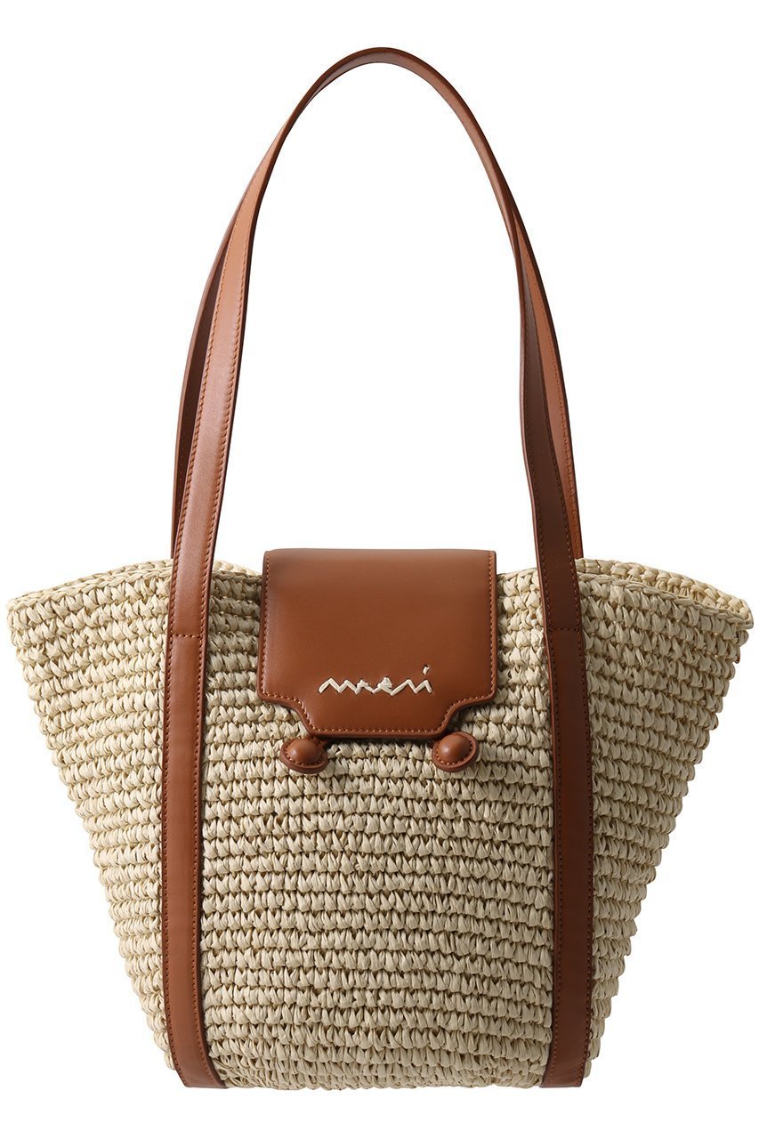 【マルニ/MARNI】のTRUNKAROO ショルダーバスケット インテリア・キッズ・メンズ・レディースファッション・服の通販 founy(ファニー) ファッション Fashion レディースファッション Fashion for Women バッグ Bags サマー Summer, Summer Style ショルダー Shoulder, Shoulder Strap バスケット Basket, Basket Bag ペーパー Paper, Kraft Paper リゾート Resort, Vacation Style 夏 Summer 財布 Wallet, Purse 軽量 Lightweight, Ultra Light ナチュラル|ID: prp329100004522230 ipo3291000000035102846