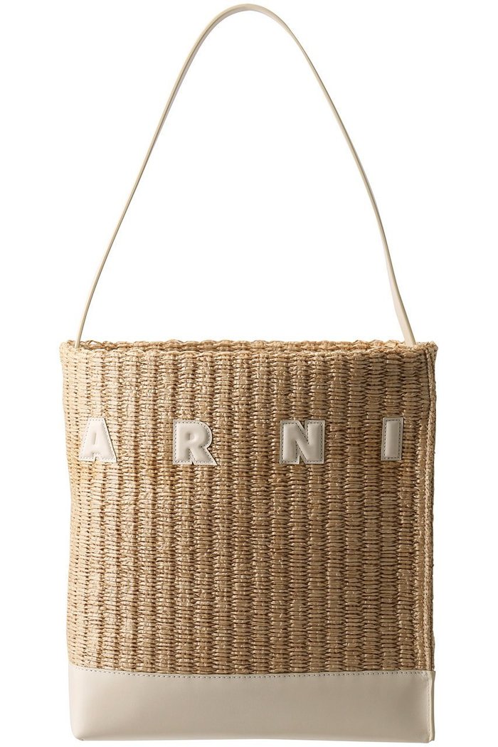 【マルニ/MARNI】のMUSEO ラフィア調スモールホーボーバッグ インテリア・キッズ・メンズ・レディースファッション・服の通販 founy(ファニー) https://founy.com/ ファッション Fashion レディースファッション WOMEN バッグ Bag コンビ Combination サマー Summer シンプル Simple ラフィア Raffia リゾート Resort NEW・新作・新着・新入荷 New Arrivals |ID: prp329100004522231 ipo3291000000031987069