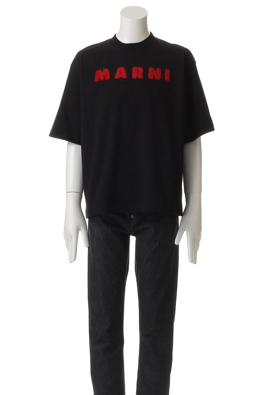 【マルニ/MARNI / MEN】の【MEN】モヘアロゴTシャツ 人気、トレンドファッション・服の通販 founy(ファニー) 　ファッション　Fashion　メンズファッション　MEN　トップス・カットソー　Tops/Tshirt/Men　シャツ　Shirts　ショート　Short　シンプル　Simple　スリーブ　Sleeve　モヘア　Mohair　NEW・新作・新着・新入荷　New Arrivals　other-2|ID: prp329100004522233 ipo3291000000031987089