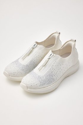 【スタッカート/STACCATO】 デザインZIPハンディライトスリッポン人気、トレンドファッション・服の通販 founy(ファニー) ファッション Fashion レディースファッション WOMEN ジップ Zip ストーン Stone スニーカー Sneakers スリッポン Slip-Ons 再入荷 Restock/Back In Stock/Re Arrival 軽量 Lightweight |ID:prp329100004522235