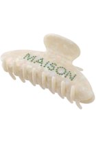 【メゾンスペシャル/MAISON SPECIAL】のロゴヘアクリップ IVR(アイボリー)|ID: prp329100004522243 ipo3291000000031987181