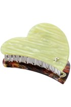 【メゾンスペシャル/MAISON SPECIAL】のハートヘアクリップ 人気、トレンドファッション・服の通販 founy(ファニー) ファッション Fashion レディースファッション Fashion for Women シュシュ&ヘアアクセ/ヘアアレンジ Scrunchies & Hair Accessories アクセサリー Fashion Accessories シンプル Simple, Minimal バレッタ Barrette, Hair Clip フォルム Silhouette, Form thumbnail LIME(ライム)|ID: prp329100004522244 ipo3291000000035451558