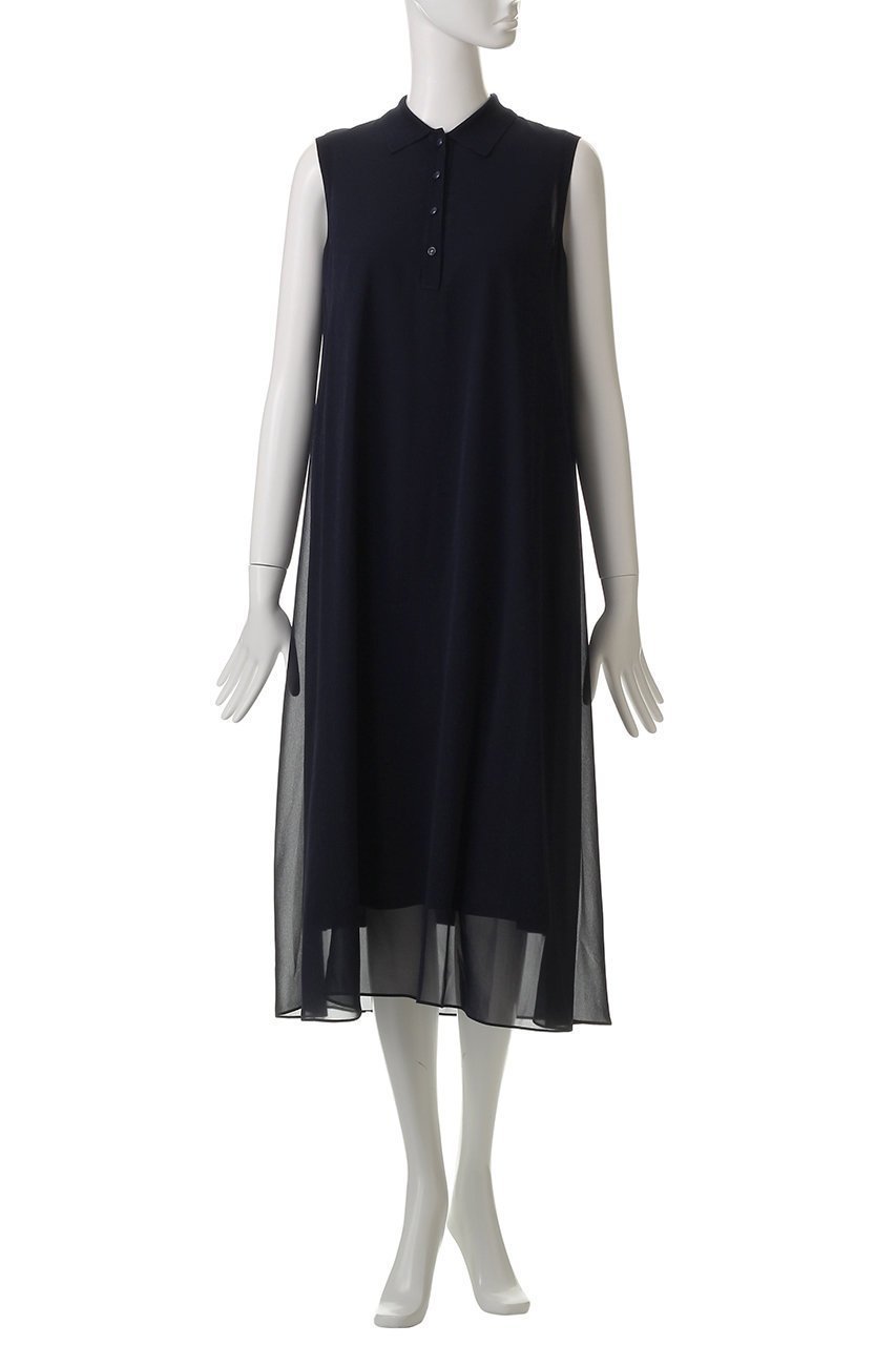 【アナイ/ANAYI】のシフォンコンビ配色カラーワンピース 人気、トレンドファッション・服の通販 founy(ファニー) 　ファッション　Fashion　レディースファッション　Fashion for Women　ワンピース　Dresses　チュニック　Tunic Tops & Dresses　エアリー　Airy Texture　カットソー　Cut and Sewn Top　コンビ　Combo, Combination Style　シフォン　Chiffon, Lightweight Fabric　スポーティ　Sporty, Casual Athletic　チュニック　Tunic, Long Top　フレア　Flare, Flared　ロング　Long, Long-Length　other-2|ID: prp329100004522249 ipo3291000000032791576