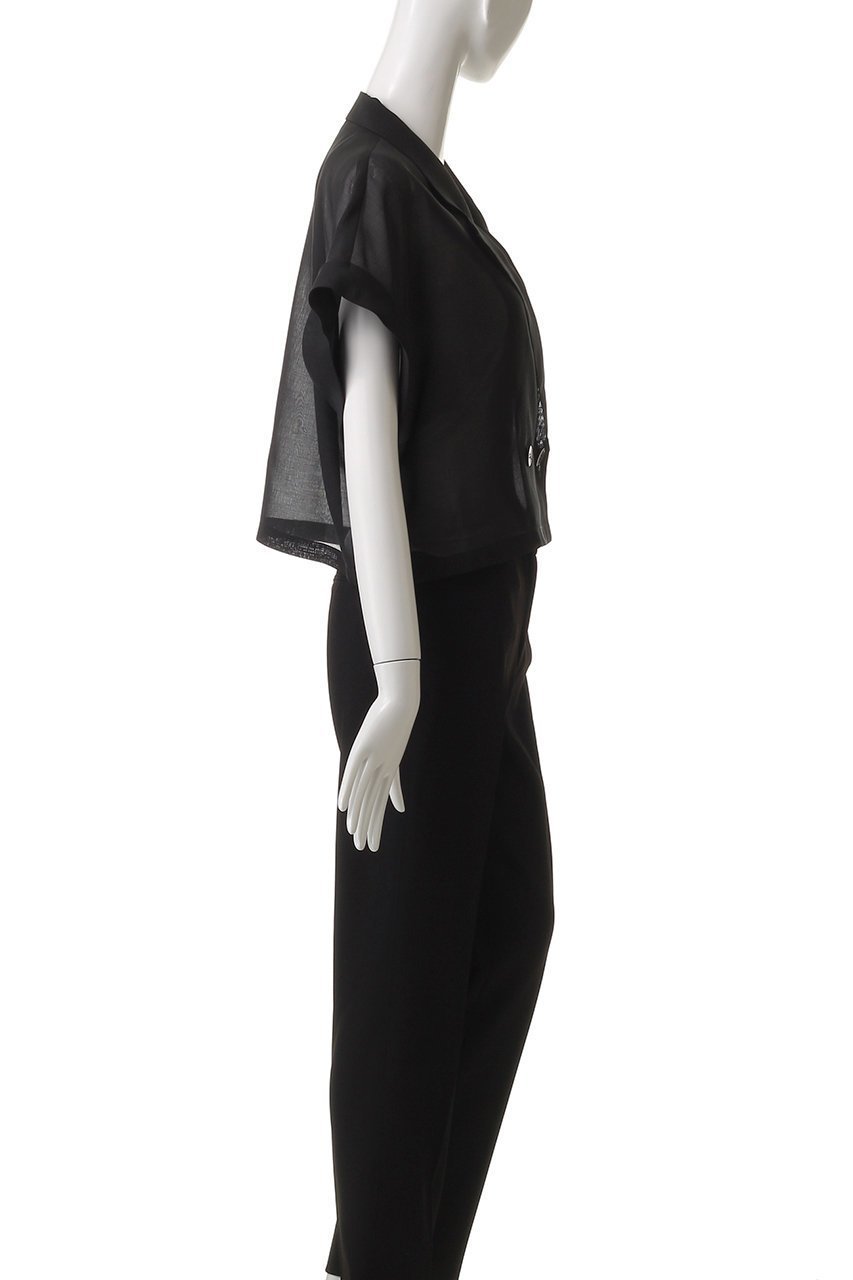 【アナイ/ANAYI】のシアーオーガンフレンチスリーブジャケット 人気、トレンドファッション・服の通販 founy(ファニー) 　ファッション　Fashion　レディースファッション　WOMEN　アウター　Coat Outerwear　ジャケット　Jackets　オーガンジー　Organdy　キャミソール　Camisole　クロップド　Cropped　シアー　Sheer　ジャケット　Jacket　パーティ　Party　夏　Summer　NEW・新作・新着・新入荷　New Arrivals　other-3|ID: prp329100004522250 ipo3291000000031987228