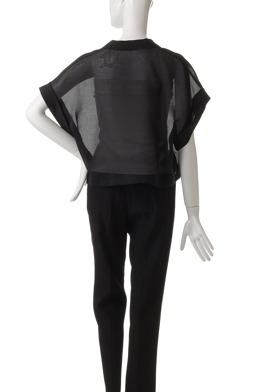 【アナイ/ANAYI】のシアーオーガンフレンチスリーブジャケット 人気、トレンドファッション・服の通販 founy(ファニー) 　ファッション　Fashion　レディースファッション　WOMEN　アウター　Coat Outerwear　ジャケット　Jackets　オーガンジー　Organdy　キャミソール　Camisole　クロップド　Cropped　シアー　Sheer　ジャケット　Jacket　パーティ　Party　夏　Summer　NEW・新作・新着・新入荷　New Arrivals　other-4|ID: prp329100004522250 ipo3291000000031987230