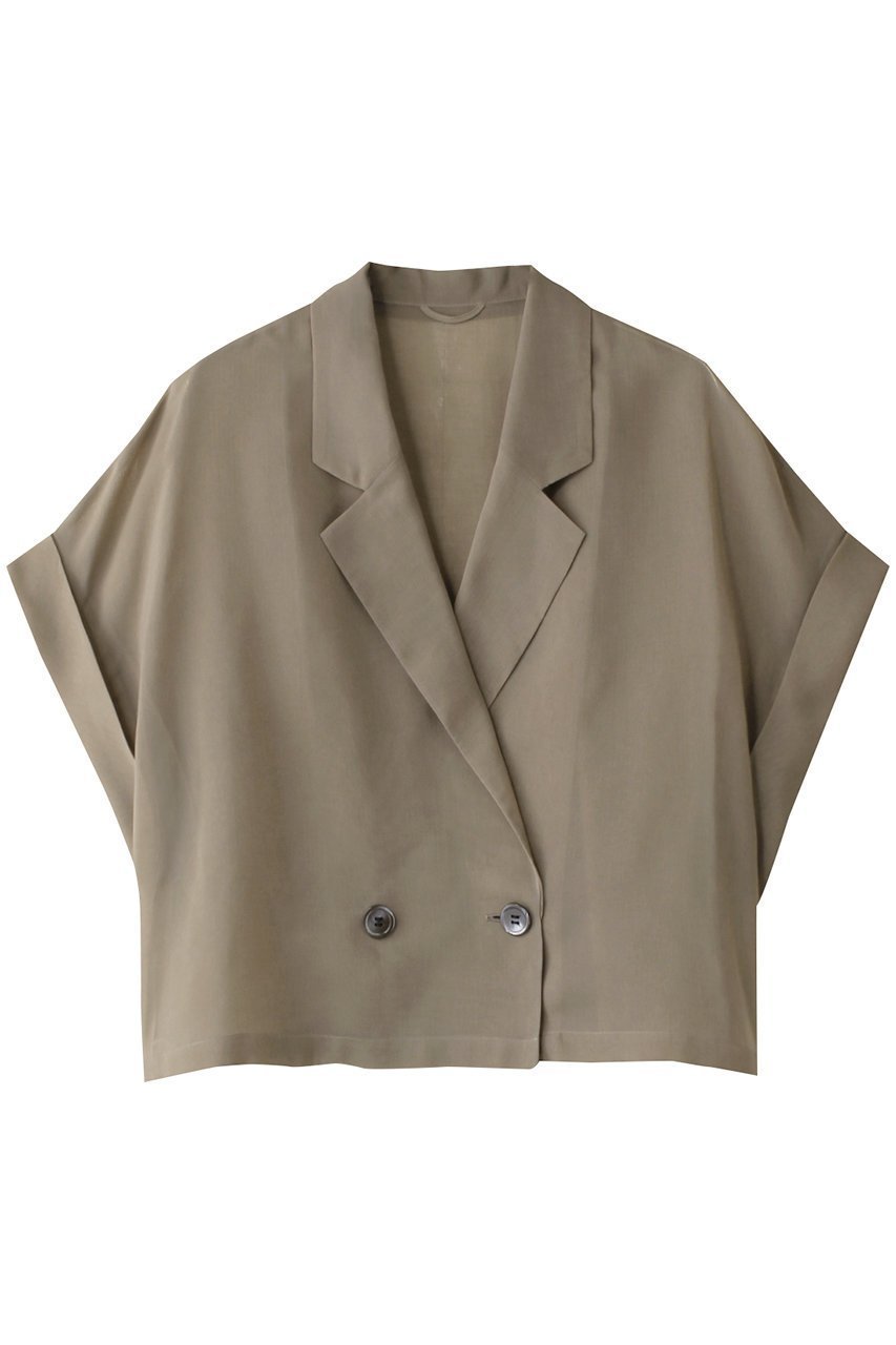 【アナイ/ANAYI】のシアーオーガンフレンチスリーブジャケット インテリア・キッズ・メンズ・レディースファッション・服の通販 founy(ファニー) 　ファッション　Fashion　レディースファッション　Fashion for Women　アウター　Coat / Outerwear Collection　レディースジャケット・軽アウター　Jackets　オーガンジー　Organza Fabric　キャミソール　Camisole, Spaghetti Strap Top　クロップド　Cropped, Short Length　シアー　Sheer, See-Through　ジャケット　Jacket, Outerwear　パーティ　Party, Party Style　夏　Summer　モカ|ID: prp329100004522250 ipo3291000000032049755