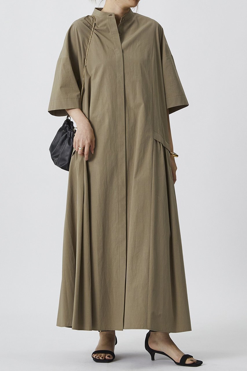 【プルミエ アロンディスモン/1er Arrondissement】のタイプライターワンピース 人気、トレンドファッション・服の通販 founy(ファニー) 　ファッション　Fashion　レディースファッション　WOMEN　ワンピース　Dress　チュニック　Tunic　なめらか　Smooth　ギャザー　Gather　タイプライター　Typewriter　タンブラー　Tumbler　チュニック　Tunic　ロング　Long　半袖　Short Sleeve　NEW・新作・新着・新入荷　New Arrivals　other-3|ID: prp329100004522255 ipo3291000000031987270