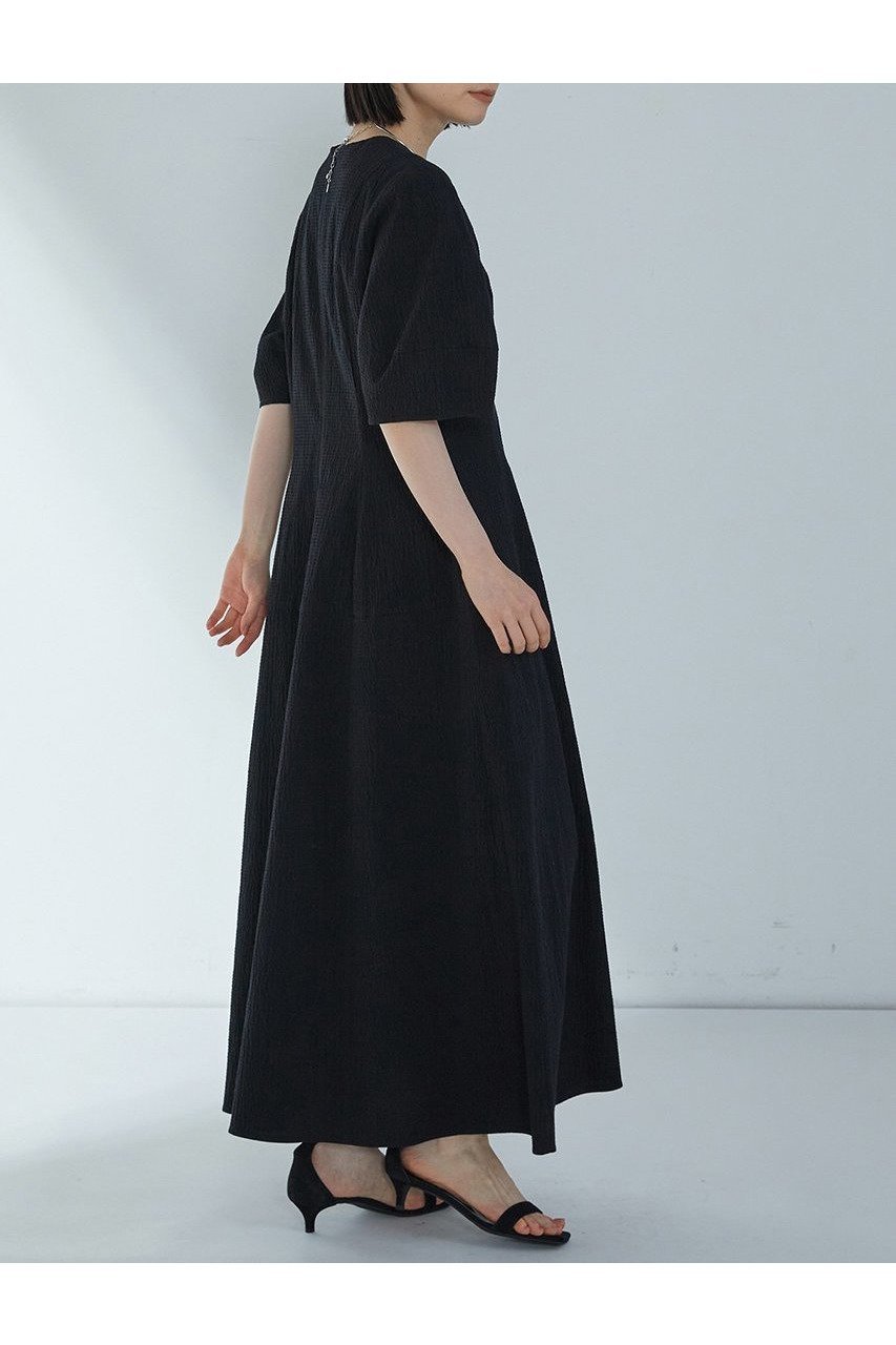 【プルミエ アロンディスモン/1er Arrondissement】のコットンサッカーフォルムワンピース 人気、トレンドファッション・服の通販 founy(ファニー) 　ファッション　Fashion　レディースファッション　WOMEN　ワンピース　Dress　チュニック　Tunic　オケージョン　Occasion　シェイプ　Shape　チュニック　Tunic　パターン　Pattern　フォルム　Form　ロング　Long　NEW・新作・新着・新入荷　New Arrivals　other-3|ID: prp329100004522257 ipo3291000000031987283