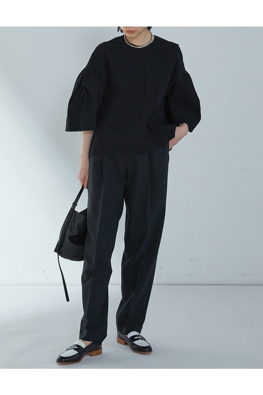 【プルミエ アロンディスモン/1er Arrondissement】のコットンサッカーランタンブラウス 人気、トレンドファッション・服の通販 founy(ファニー) 　ファッション　Fashion　レディースファッション　WOMEN　トップス・カットソー　Tops/Tshirt　シャツ/ブラウス　Shirts/Blouses　サッカー　Soccer　ショート　Short　スリーブ　Sleeve　チューリップ　Tulip　ボックス　Box　NEW・新作・新着・新入荷　New Arrivals　other-3|ID: prp329100004522258 ipo3291000000031987291