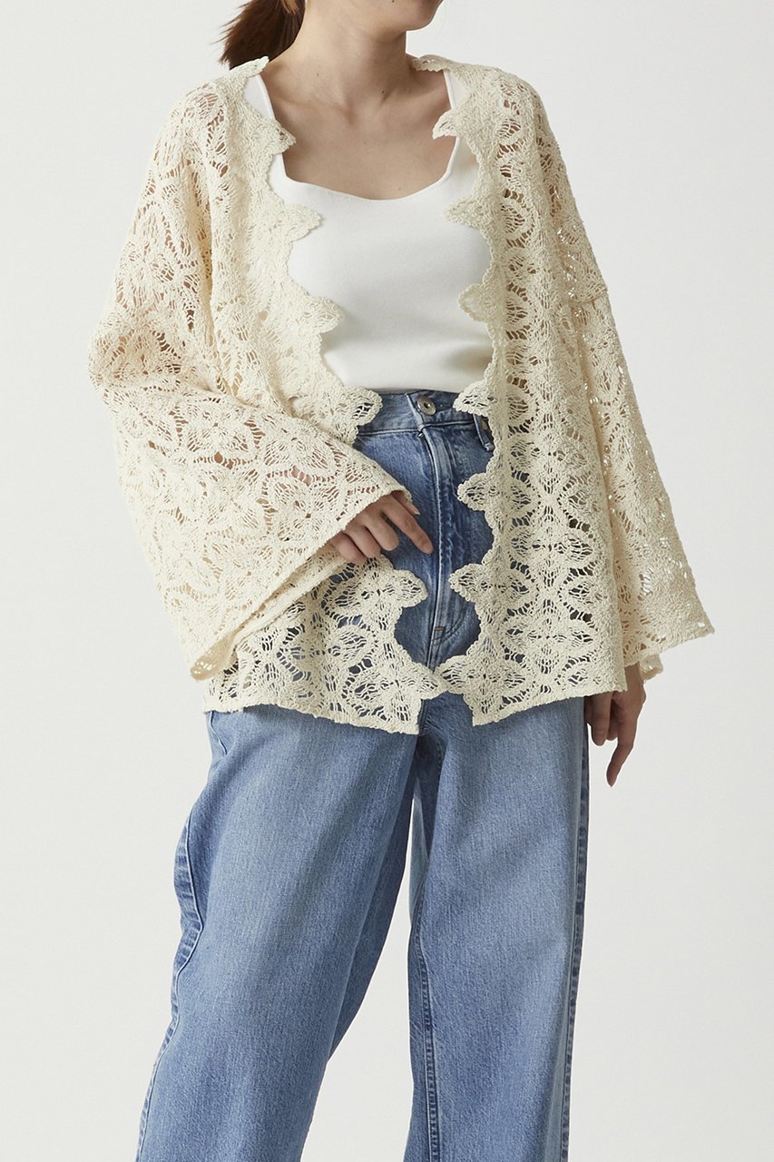 【プルミエ アロンディスモン/1er Arrondissement】のラッセルレースジャケット 人気、トレンドファッション・服の通販 founy(ファニー) 　ファッション　Fashion　レディースファッション　WOMEN　アウター　Coat Outerwear　ジャケット　Jackets　ジャケット　Jacket　スカラップ　Scalloped　フロント　Front　ラッセル　Russell　レース　Race　エレガント 上品　Elegant　NEW・新作・新着・新入荷　New Arrivals　 other-1|ID: prp329100004522259 ipo3291000000031987294