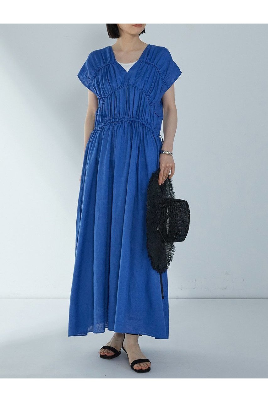 【プルミエ アロンディスモン/1er Arrondissement】の60リネンサマードレス 人気、トレンドファッション・服の通販 founy(ファニー) 　ファッション　Fashion　レディースファッション　WOMEN　ワンピース　Dress　ドレス　Party Dresses　チュニック　Tunic　チュニック　Tunic　リネン　Linen　ロング　Long　夏　Summer　NEW・新作・新着・新入荷　New Arrivals　other-2|ID: prp329100004522260 ipo3291000000031987313