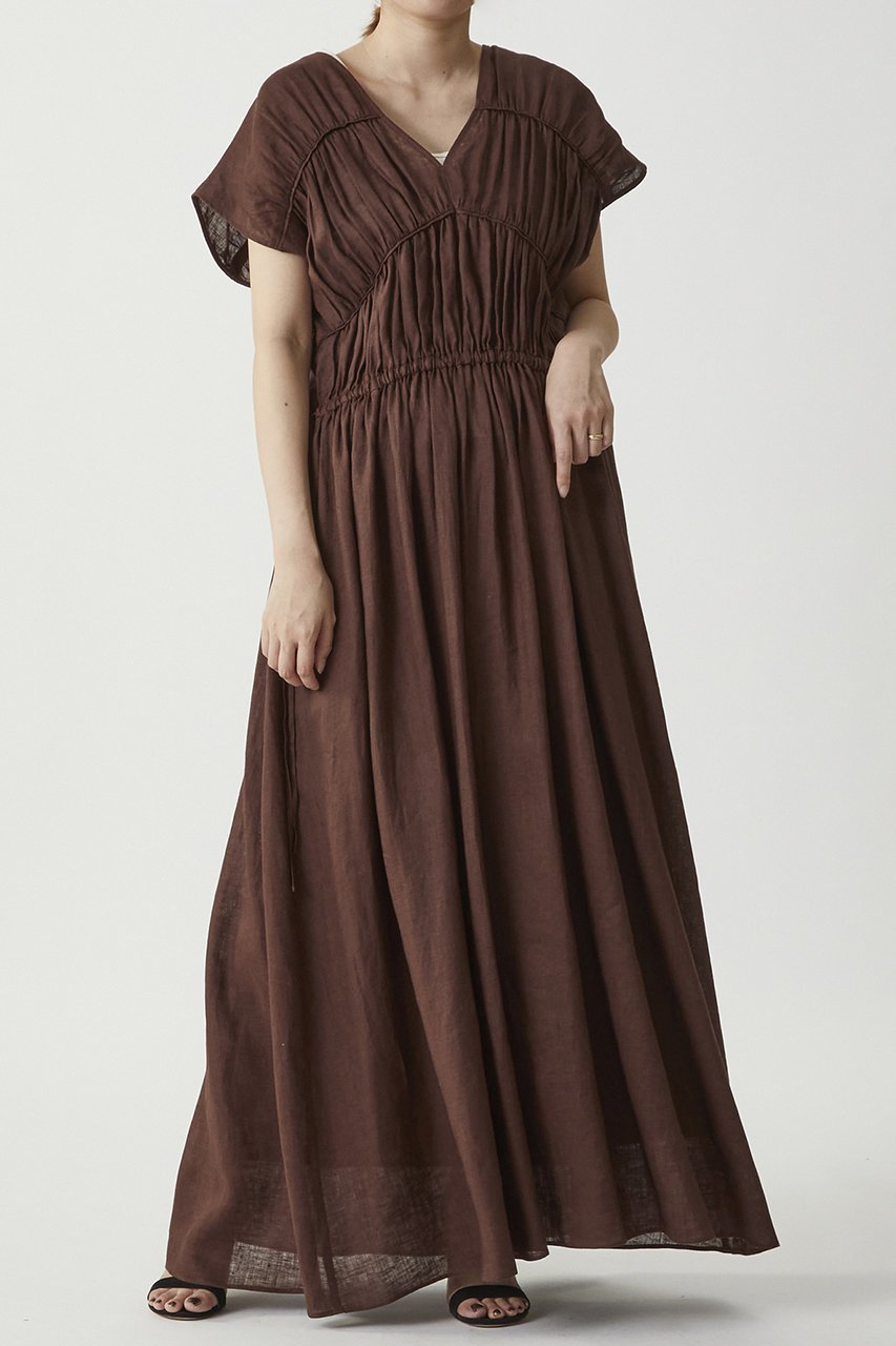 【プルミエ アロンディスモン/1er Arrondissement】の60リネンサマードレス 人気、トレンドファッション・服の通販 founy(ファニー) 　ファッション　Fashion　レディースファッション　Fashion for Women　ワンピース　Dresses　フォーマル・パーティードレス・結婚式用ドレス　Elegant & Casual Dresses　チュニック　Tunic Tops & Dresses　チュニック　Tunic, Long Top　リネン　Linen, Linen Fabric　ロング　Long, Long-Length　夏　Summer　other-3|ID: prp329100004522260 ipo3291000000032807962