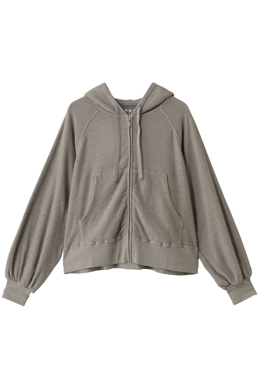 【スリー ドッツ/three dots】のダブルパイル ジップアップフーディ インテリア・キッズ・メンズ・レディースファッション・服の通販 founy(ファニー) 　ファッション　Fashion　レディースファッション　Fashion for Women　トップス・カットソー　Cut & Sew Tops　シャツ・ブラウス・オフィスカジュアル　Elegant Blouses & Button-Ups　レディースパーカー・カジュアルフーディー　Casual Hoodies & Sweatshirts　ロングTシャツ・Tシャツ　Longline T-Shirts & Tees　スウェット・クルーネックトップス　Sweatshirts & Crewnecks / Relaxed Fit Sweat Tops　カットソー・ベーシックTシャツ　Cut-and-Sewn Tops / Stretch Tees & Basics　おすすめ　Recommended / Our Picks　シンプル　Simple, Minimal　セットアップ　Set-Up, Coordinated Outfit　タオル　Towel, Bath Towel　ダブル　Double, Double-Breasted　ビーチ　Beach, Seaside　スウェーデットグレー|ID: prp329100004522261 ipo3291000000032791824
