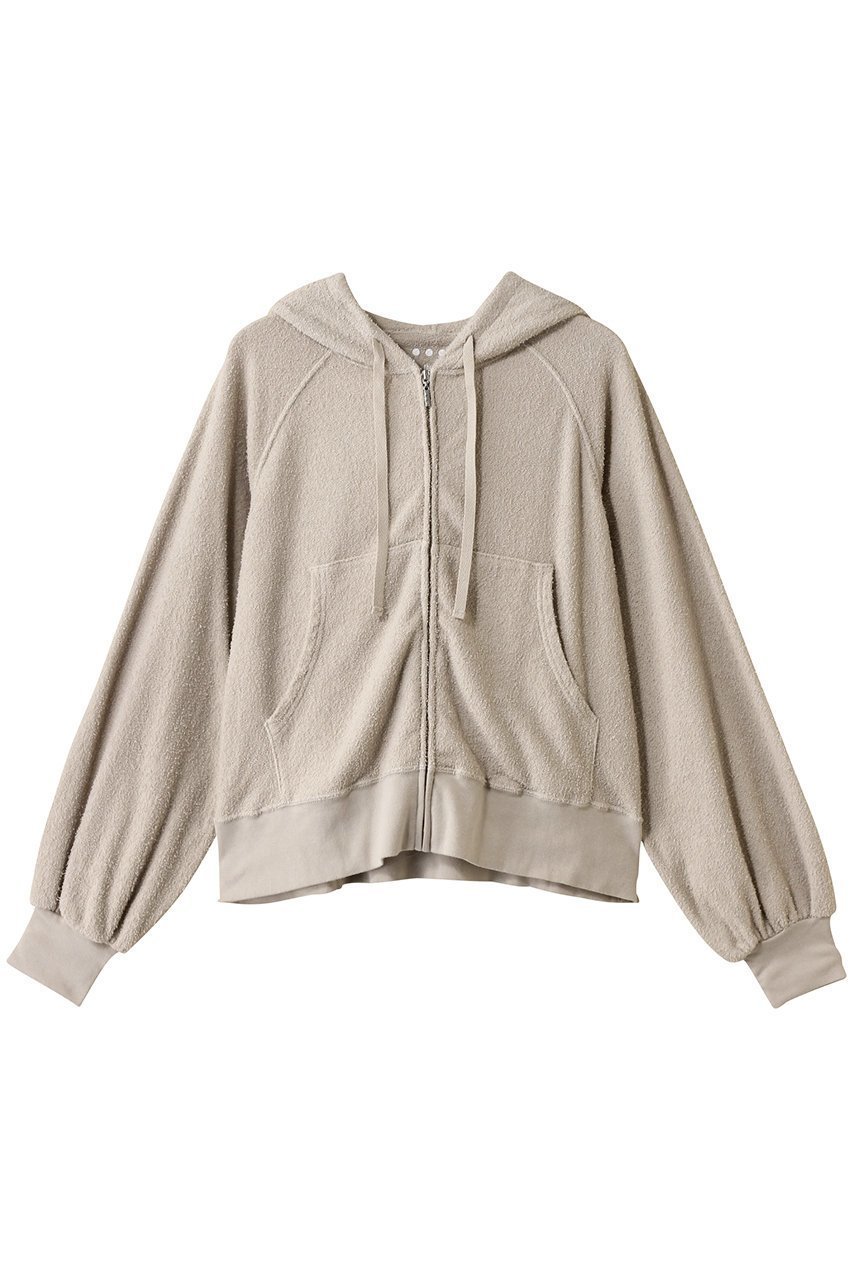 【スリー ドッツ/three dots】のダブルパイル ジップアップフーディ インテリア・キッズ・メンズ・レディースファッション・服の通販 founy(ファニー) 　ファッション　Fashion　レディースファッション　Fashion for Women　トップス・カットソー　Cut & Sew Tops　シャツ・ブラウス・オフィスカジュアル　Elegant Blouses & Button-Ups　レディースパーカー・カジュアルフーディー　Casual Hoodies & Sweatshirts　ロングTシャツ・Tシャツ　Longline T-Shirts & Tees　スウェット・クルーネックトップス　Sweatshirts & Crewnecks / Relaxed Fit Sweat Tops　カットソー・ベーシックTシャツ　Cut-and-Sewn Tops / Stretch Tees & Basics　おすすめ　Recommended / Our Picks　シンプル　Simple, Minimal　セットアップ　Set-Up, Coordinated Outfit　タオル　Towel, Bath Towel　ダブル　Double, Double-Breasted　ビーチ　Beach, Seaside　ベージュ|ID: prp329100004522261 ipo3291000000032791828