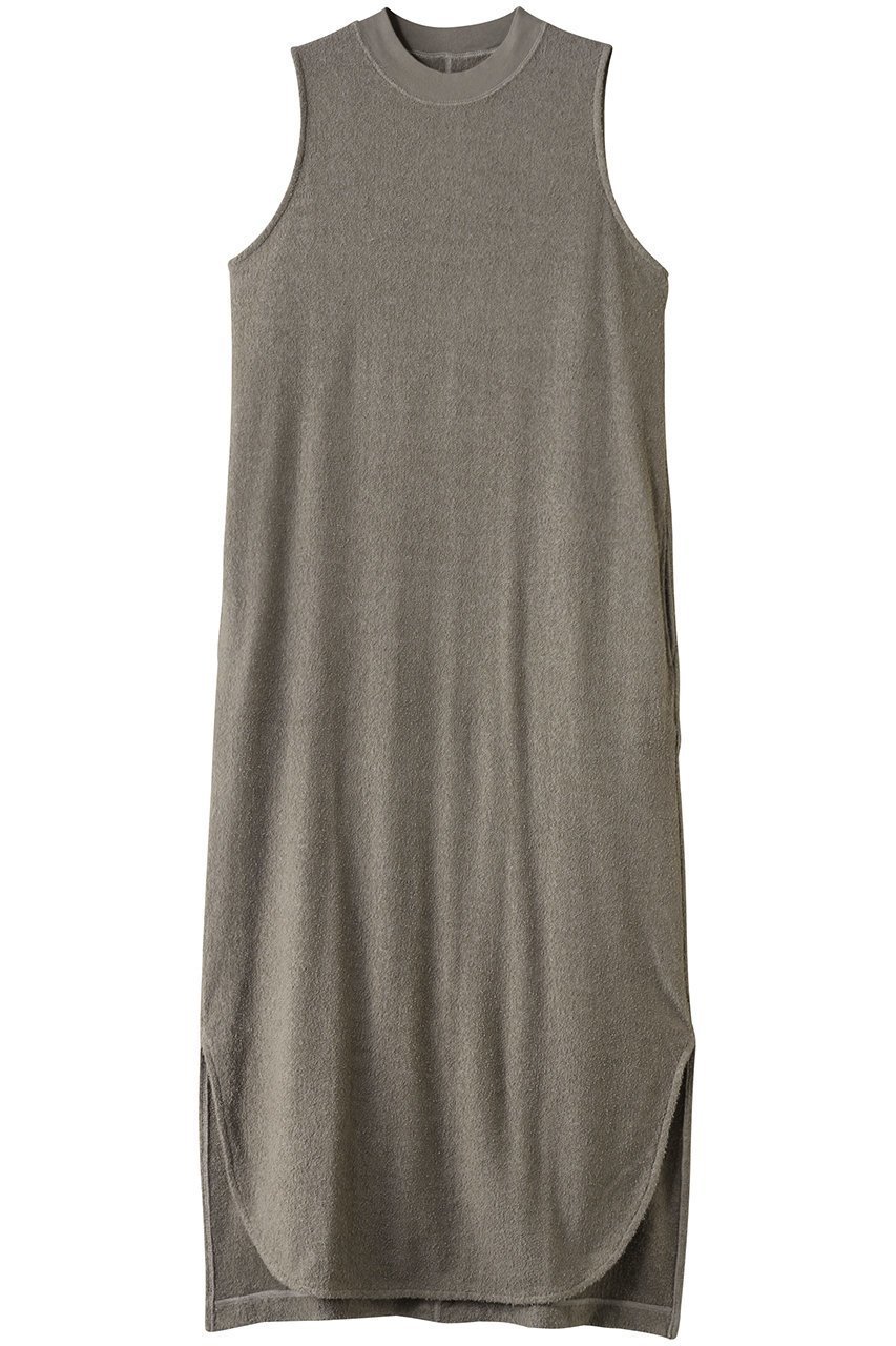 【スリー ドッツ/three dots】のダブルパイル タンク ドレス インテリア・キッズ・メンズ・レディースファッション・服の通販 founy(ファニー) 　ファッション　Fashion　レディースファッション　WOMEN　ワンピース　Dress　ドレス　Party Dresses　チュニック　Tunic　おすすめ　Recommend　スリット　Slit　セットアップ　Set Up　タオル　Towel　タンク　Tank　ダブル　Double　チュニック　Tunic　ドレス　Dress　ノースリーブ　No Sleeve　フロント　Front　ラウンド　Round　ロング　Long　NEW・新作・新着・新入荷　New Arrivals　スウェーデットグレー|ID: prp329100004522262 ipo3291000000031987328