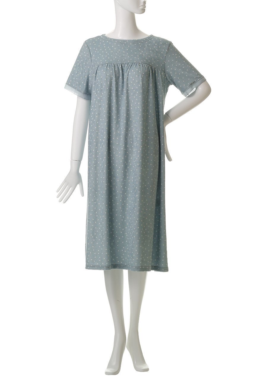 【キッドブルー/KID BLUE】の25ガーゼパイルドットワンピース 人気、トレンドファッション・服の通販 founy(ファニー) 　ファッション　Fashion　レディースファッション　WOMEN　ワンピース　Dress　ギャザー　Gather　ドット　Dot　パジャマ　Pajamas　フェミニン　Feminine　夏　Summer　NEW・新作・新着・新入荷　New Arrivals　other-2|ID: prp329100004522263 ipo3291000000031987341