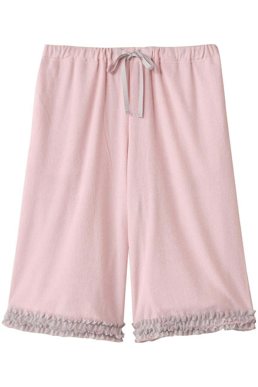 【キッドブルー/KID BLUE】の25ガーゼパイル無地ボトムス 人気、トレンドファッション・服の通販 founy(ファニー) 　ファッション　Fashion　レディースファッション　WOMEN　サマー　Summer　パジャマ　Pajamas　フリル　Frills　リラックス　Relax　吸水　Water Absorption　夏　Summer　定番　Standard　NEW・新作・新着・新入荷　New Arrivals　無地　Plain Color　 other-1|ID: prp329100004522267 ipo3291000000031987367
