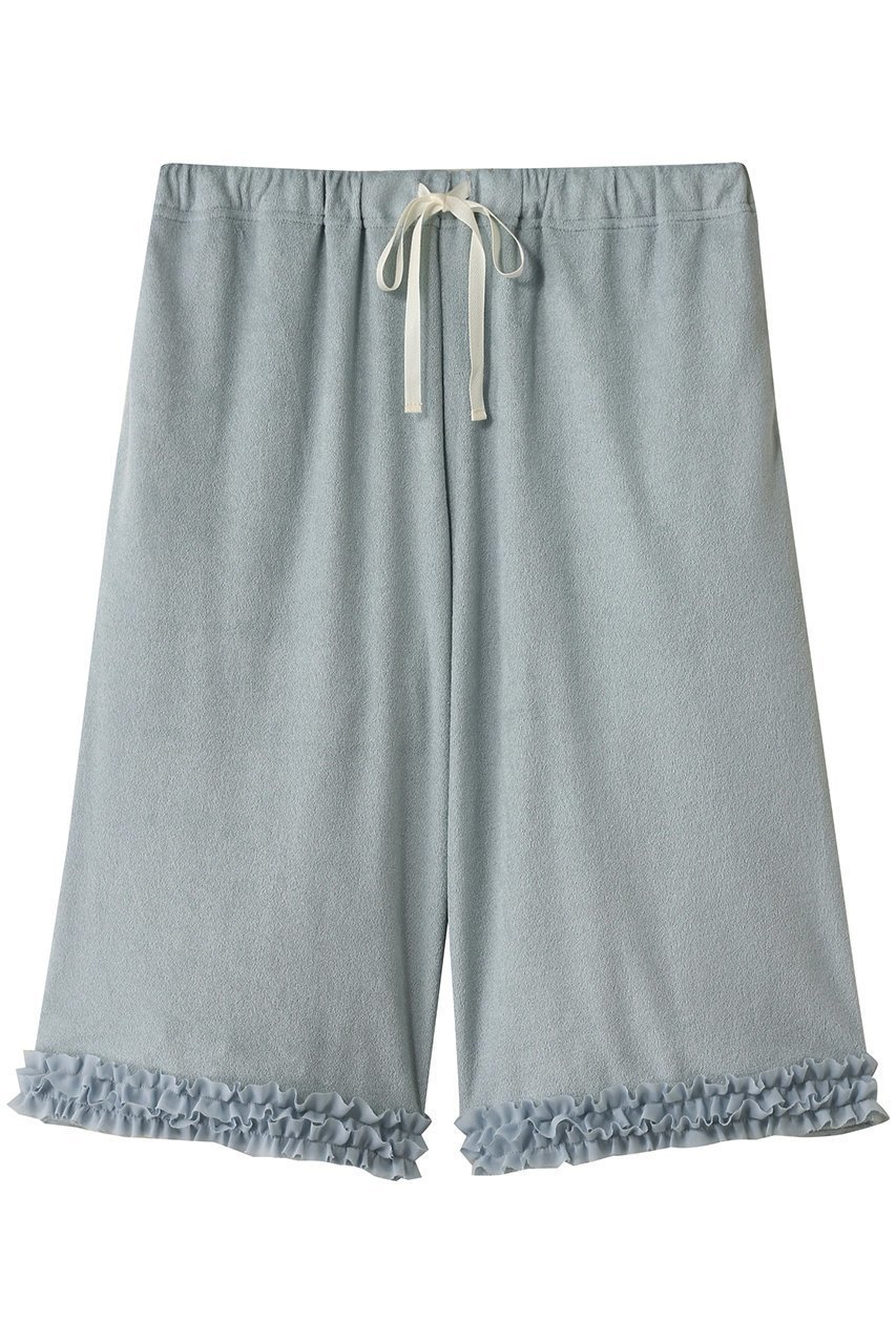 【キッドブルー/KID BLUE】の25ガーゼパイル無地ボトムス インテリア・キッズ・メンズ・レディースファッション・服の通販 founy(ファニー) 　ファッション　Fashion　レディースファッション　WOMEN　サマー　Summer　パジャマ　Pajamas　フリル　Frills　リラックス　Relax　吸水　Water Absorption　夏　Summer　定番　Standard　NEW・新作・新着・新入荷　New Arrivals　無地　Plain Color　ユーカリ|ID: prp329100004522267 ipo3291000000031987369