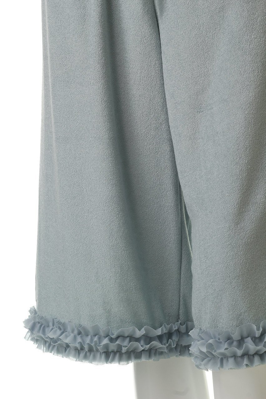 【キッドブルー/KID BLUE】の25ガーゼパイル無地ボトムス 人気、トレンドファッション・服の通販 founy(ファニー) 　ファッション　Fashion　レディースファッション　WOMEN　サマー　Summer　パジャマ　Pajamas　フリル　Frills　リラックス　Relax　吸水　Water Absorption　夏　Summer　定番　Standard　NEW・新作・新着・新入荷　New Arrivals　無地　Plain Color　other-5|ID: prp329100004522267 ipo3291000000031987373