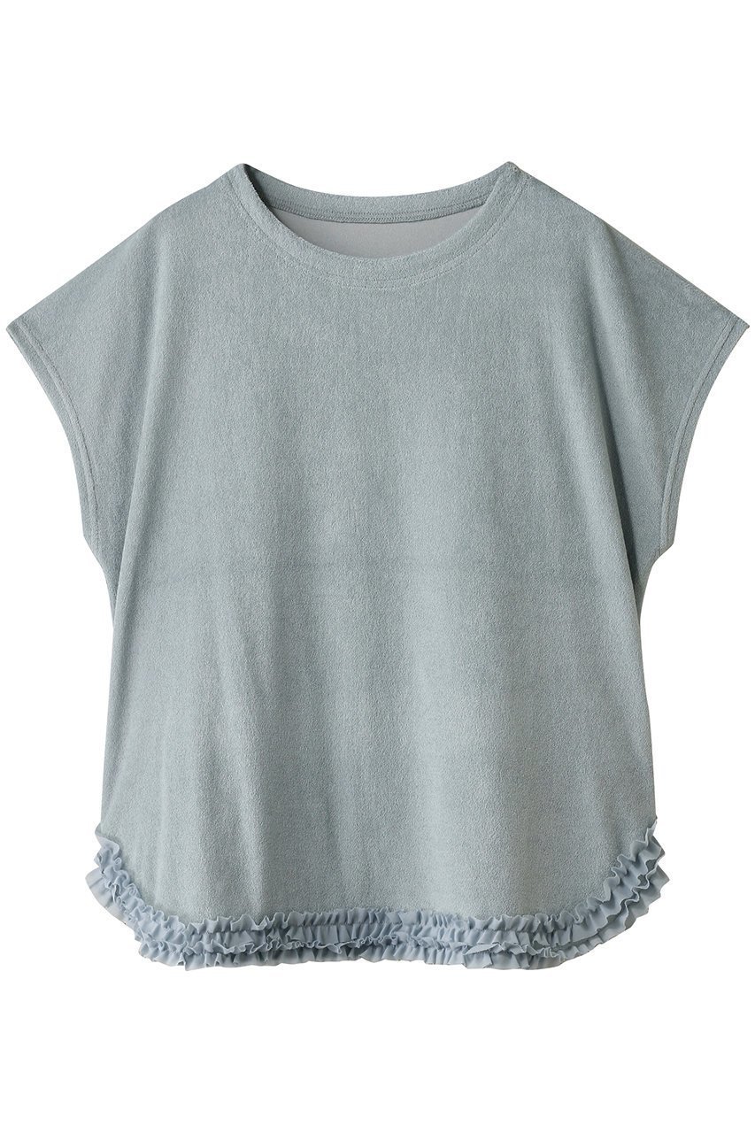 【キッドブルー/KID BLUE】の25ガーゼパイル無地トップス インテリア・キッズ・メンズ・レディースファッション・服の通販 founy(ファニー) 　ファッション　Fashion　レディースファッション　WOMEN　トップス・カットソー　Tops/Tshirt　パジャマ　Pajamas　フリル　Frills　吸水　Water Absorption　夏　Summer　NEW・新作・新着・新入荷　New Arrivals　無地　Plain Color　ユーカリ|ID: prp329100004522268 ipo3291000000031987376