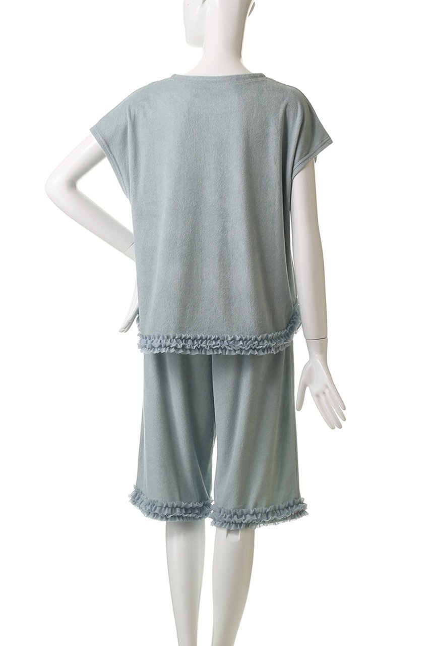 【キッドブルー/KID BLUE】の25ガーゼパイル無地トップス 人気、トレンドファッション・服の通販 founy(ファニー) 　ファッション　Fashion　レディースファッション　WOMEN　トップス・カットソー　Tops/Tshirt　パジャマ　Pajamas　フリル　Frills　吸水　Water Absorption　夏　Summer　NEW・新作・新着・新入荷　New Arrivals　無地　Plain Color　other-4|ID: prp329100004522268 ipo3291000000031987379