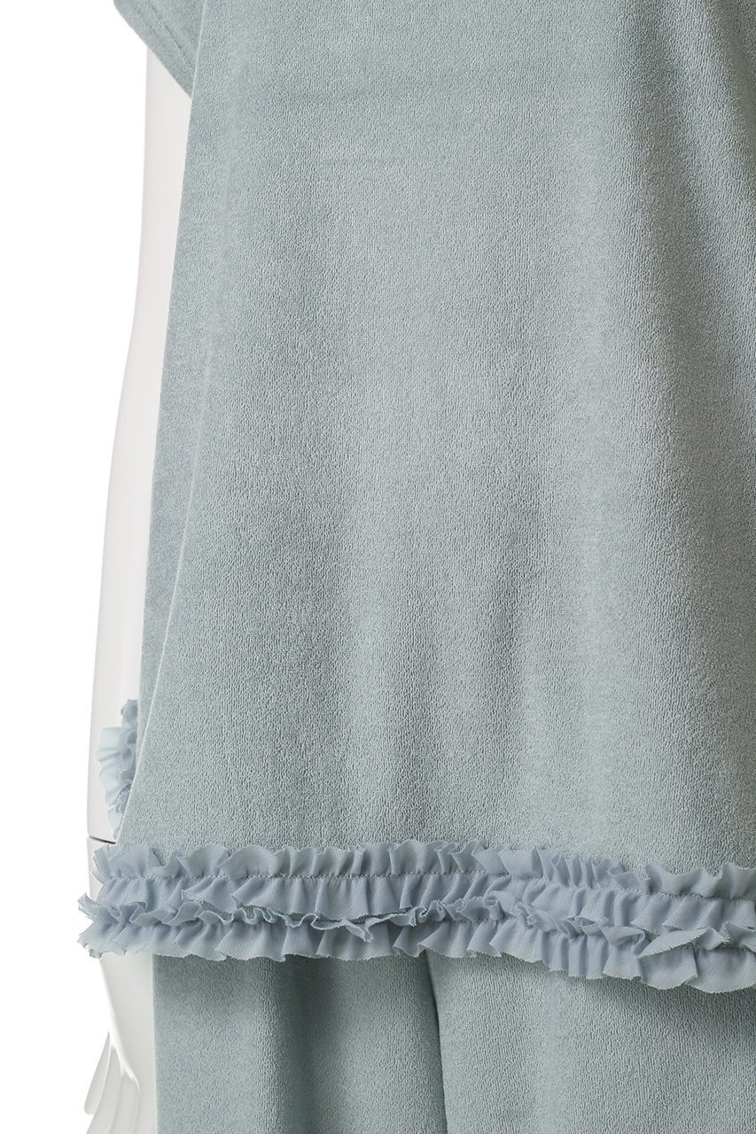 【キッドブルー/KID BLUE】の25ガーゼパイル無地トップス 人気、トレンドファッション・服の通販 founy(ファニー) 　ファッション　Fashion　レディースファッション　WOMEN　トップス・カットソー　Tops/Tshirt　パジャマ　Pajamas　フリル　Frills　吸水　Water Absorption　夏　Summer　NEW・新作・新着・新入荷　New Arrivals　無地　Plain Color　other-5|ID: prp329100004522268 ipo3291000000031987380