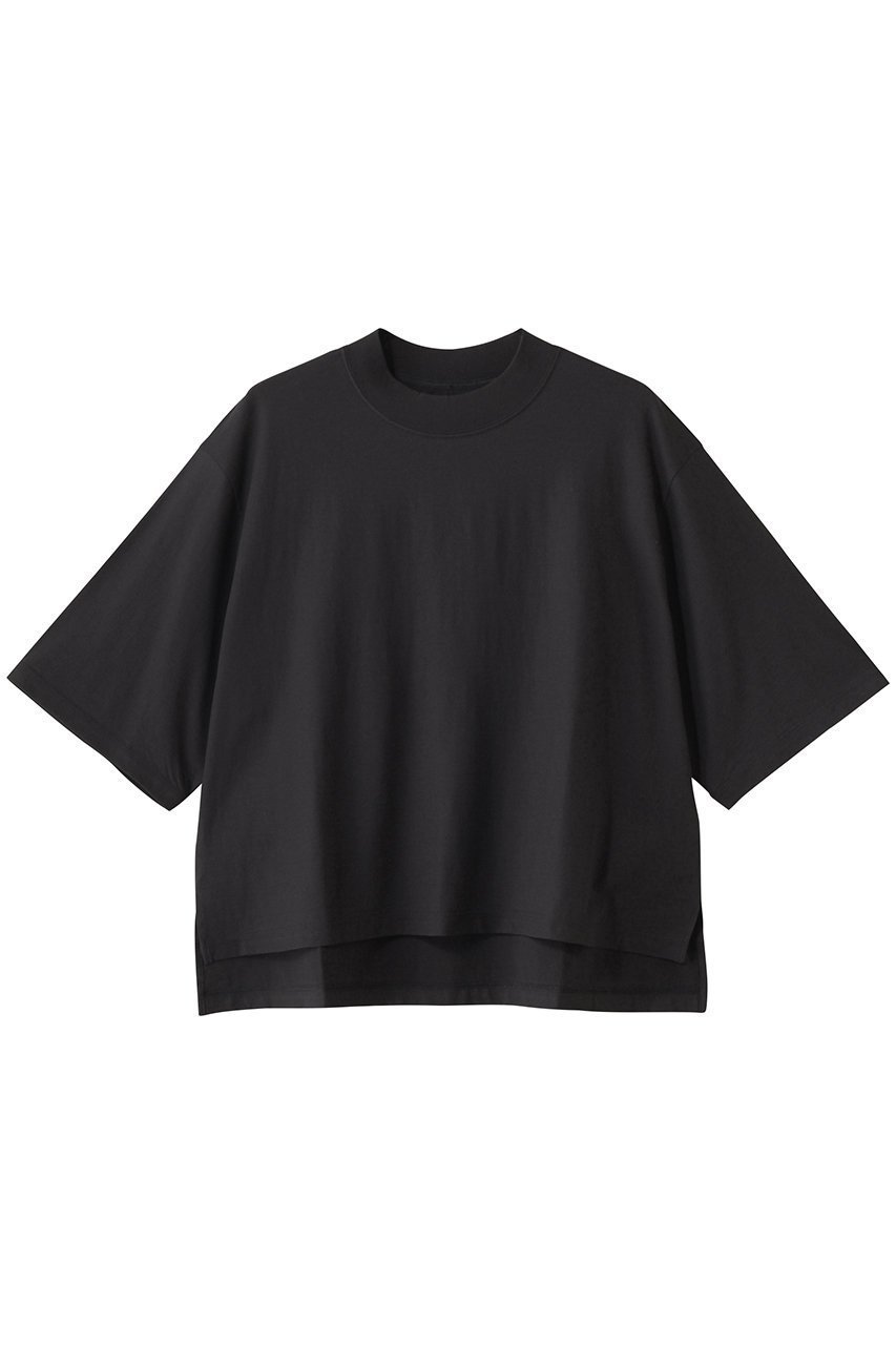 【スリー ドッツ/three dots】のハンプトンTEE ショートスリーブ インテリア・キッズ・メンズ・レディースファッション・服の通販 founy(ファニー) ファッション Fashion レディースファッション Fashion for Women トップス・カットソー Cut & Sew Tops シャツ・ブラウス・オフィスカジュアル Elegant Blouses & Button-Ups ロングTシャツ・Tシャツ Longline T-Shirts & Tees カットソー・ベーシックTシャツ Cut-and-Sewn Tops / Stretch Tees & Basics インナー Innerwear クロップド Cropped, Short Length ショート Short, Short Length スリーブ Sleeve, Long Sleeve / Short Sleeve フィット Fit, Slim Fit エレガント 上品 Elegant ソフトブラック|ID: prp329100004522273 ipo3291000000036652985