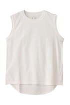 【スリー ドッツ/three dots】のハンプトンTEE タンクトップ ホワイト|ID:prp329100004522274