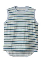【スリー ドッツ/three dots】のハンプトンTEE タンクトップ ライトブルーマルチ|ID: prp329100004522274 ipo3291000000032791807