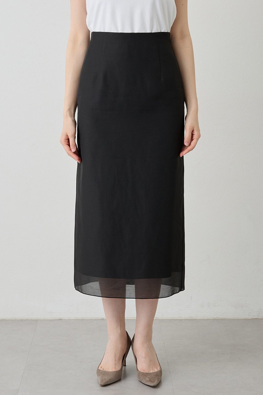 【ウィムガゼット/Whim Gazette】のフリルタイトスカート 人気、トレンドファッション・服の通販 founy(ファニー) 　ファッション　Fashion　レディースファッション　WOMEN　スカート　Skirt　ロングスカート　Long Skirt　おすすめ　Recommend　オーガンジー　Organdy　タイトスカート　Tight Skirt　フリル　Frills　ボトム　Bottom　ロング　Long　エレガント 上品　Elegant　NEW・新作・新着・新入荷　New Arrivals　other-8|ID: prp329100004523554 ipo3291000000031998684