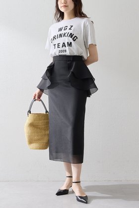 【ウィムガゼット/Whim Gazette】 フリルタイトスカート人気、トレンドファッション・服の通販 founy(ファニー) ファッション Fashion レディースファッション WOMEN スカート Skirt ロングスカート Long Skirt おすすめ Recommend オーガンジー Organdy タイトスカート Tight Skirt フリル Frills ボトム Bottom ロング Long エレガント 上品 Elegant NEW・新作・新着・新入荷 New Arrivals |ID:prp329100004523554