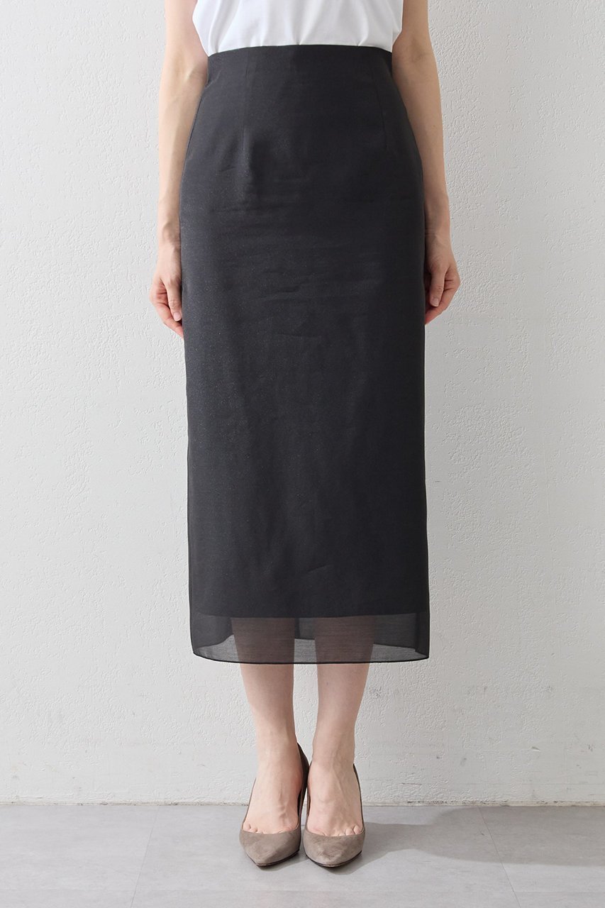 【ウィムガゼット/Whim Gazette】のフリルタイトスカート 人気、トレンドファッション・服の通販 founy(ファニー) 　ファッション　Fashion　レディースファッション　Ladies' Fashion Online　スカート　Skirt　ロングスカート　Long Skirt　おすすめ　Recommend　オーガンジー　Organdy　タイトスカート　Tight Skirt　フリル　Frills　ボトム　Bottom　ロング　Long　エレガント 上品　Elegant　再入荷　Restock/Back In Stock/Re Arrival　other-8|ID: prp329100004523554 ipo3291000000032085325