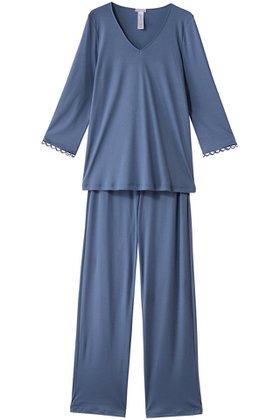 【ハンロ/HANRO】 パジャマ人気、トレンドファッション・服の通販 founy(ファニー) ファッション Fashion レディースファッション WOMEN なめらか Smooth スカラップ Scalloped パジャマ Pajamas フェミニン Feminine レース Race ロング Long NEW・新作・新着・新入荷 New Arrivals |ID:prp329100004523589