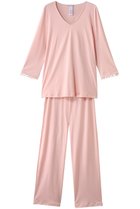 【ハンロ/HANRO】のパジャマ 人気、トレンドファッション・服の通販 founy(ファニー) ファッション Fashion レディースファッション WOMEN なめらか Smooth スカラップ Scalloped パジャマ Pajamas フェミニン Feminine レース Race ロング Long NEW・新作・新着・新入荷 New Arrivals thumbnail ピンク|ID: prp329100004523589 ipo3291000000031998907