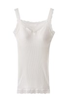 【キッドブルー/KID BLUE】のシアーフライスボーダーカップ付キャミ ホワイト|ID: prp329100004523591 ipo3291000000036115427