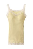 【キッドブルー/KID BLUE】のシアーフライスボーダーカップ付キャミ イエロー|ID: prp329100004523591 ipo3291000000036115429