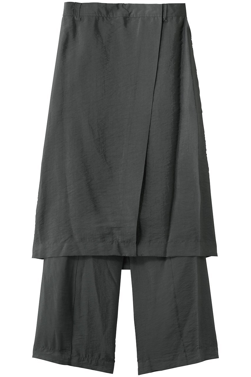 【マルティニーク/martinique】の【CURRENTAGE】レイヤードパンツ インテリア・キッズ・メンズ・レディースファッション・服の通販 founy(ファニー) 　ファッション　Fashion　レディースファッション　Fashion for Women　パンツ　Pants & Trousers　シンプル　Simple, Minimal　ロング　Long, Long-Length　再入荷　Restock / Back in Stock　夏　Summer　春　Spring　S/S・春夏　SS, Spring/Summer, Warm Season　グレー|ID: prp329100004523617 ipo3291000000035732604