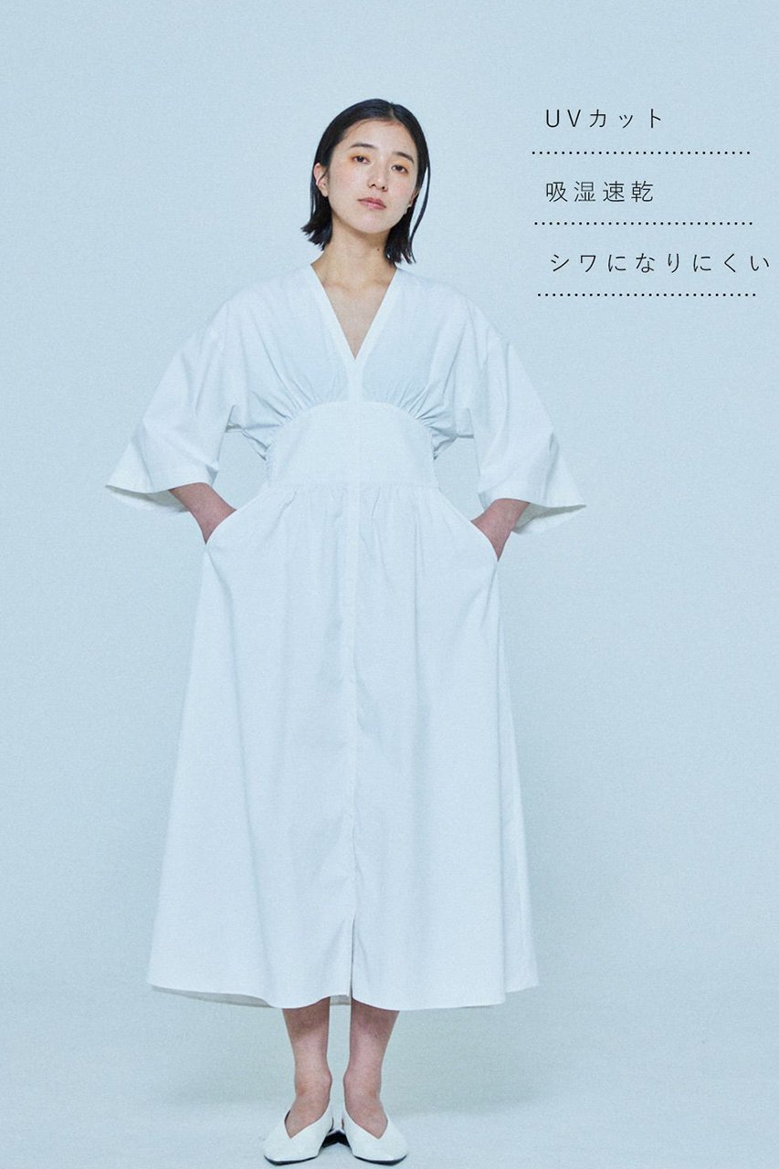 【レリル/lelill】のハイテク レースアップドレス 人気、トレンドファッション・服の通販 founy(ファニー) 　ファッション　Fashion　レディースファッション　WOMEN　ワンピース　Dress　ドレス　Party Dresses　チュニック　Tunic　サマー　Summer　スリーブ　Sleeve　チュニック　Tunic　ドレス　Dress　フィット　Fit　フレア　Flare　レース　Race　再入荷　Restock/Back In Stock/Re Arrival　吸水　Water Absorption　夏　Summer　other-2|ID: prp329100004523620 ipo3291000000031999100