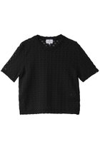 【ランバン オン ブルー/LANVIN en Bleu】のシアーレースカットソー ブラック|ID: prp329100004523623 ipo3291000000036082522